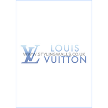 Load image into Gallery viewer, Blue Louis Vuitton Wall Art Print Set Of 3