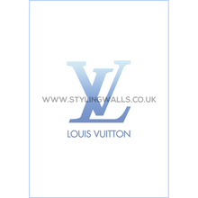 Load image into Gallery viewer, Blue Louis Vuitton Wall Art Print Set Of 3