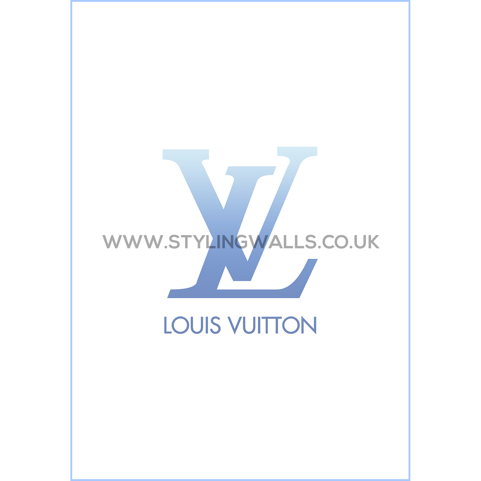 Blue Louis Vuitton SET of 3 Prints – Styling Walls