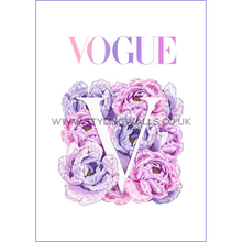 Load image into Gallery viewer, Purple (Vouge, Chanel &amp;Gucci) Wall Art Print Set Of 3
